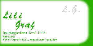 lili graf business card